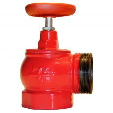 Клапан пожарный КПЧ 50-1; КПЧМ-50 чугунный угловой, 90 градусов муфта цапка