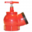 Клапан пожарный КПК 65-1 чугунный угловой 125 градусов муфта цапка